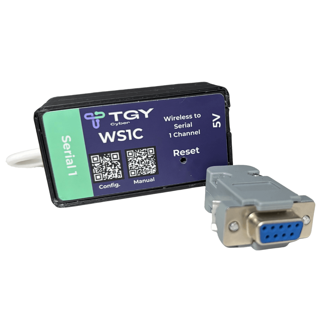WS1C – Conversor Serial RS232 Wi‑Fi de 1 Canal